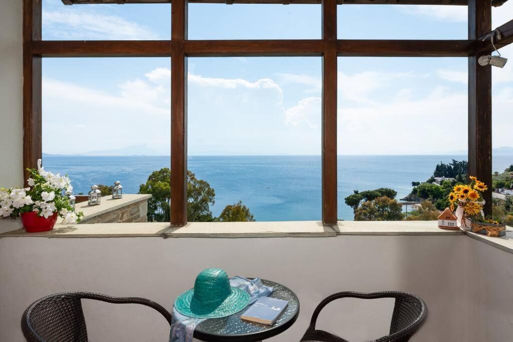 Seaside House With View Over Pagasitikos Afissos Eksteriør billede